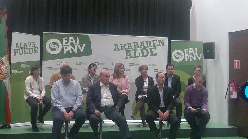 Acto en el Araba Buru Batzar