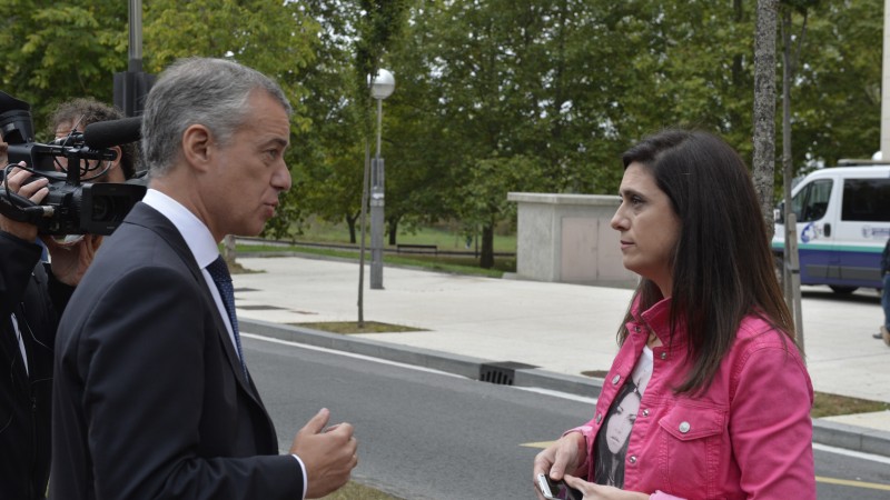 Iñigo Urkullu. Gizarte politikei buruzko ekitaldia. Vitoria-Gasteiz 