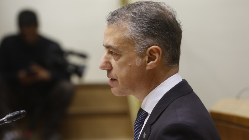 XI. legealdiko Inbestidura saioa - Iñigo Urkullu
