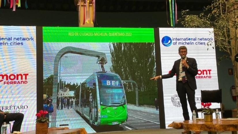 Neutraltasun klimatikoaren estrategia aurkeztu du Gasteizek Querétaron, Michelin Hirien Nazioarteko Sarearen aurrean