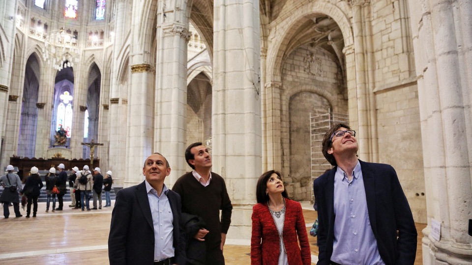 20140509 Gasteiz: Ciudad Europea - Gorka Urtaran e Izaskun Bilbao