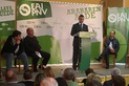 Iñigo Urkullu, Emilio Olabarria y Claudio Rodríguez en el acto de EAJ-PNV en Lantaron