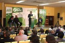 Iñigo Urkullu, Emilio Olabarria y Claudio Rodríguez en el acto de EAJ-PNV en Lantaron