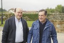 Andoni Ortuzar y Xabier Agirre en Ozaeta