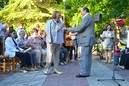 Andoni Ortuzar y Xabier Agirre en el Aniversario del Batzoki de Abendaño