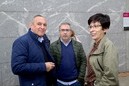 Ramiro Gónzalez, Joseba Aurrekoetxea eta Estefanía Beltrán de Heredia
