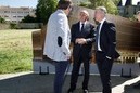 Auditorioari buruzko ekitaldia. Gorka Urtaran, Ramiro Gonzalez, Iñigo Urkullu