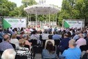Andoni Ortuzar, Ramiro González, Gorka Urtaran. Presentación de los candidatos a diputado general de Álava y alcalde de Vitoria-Gasteiz