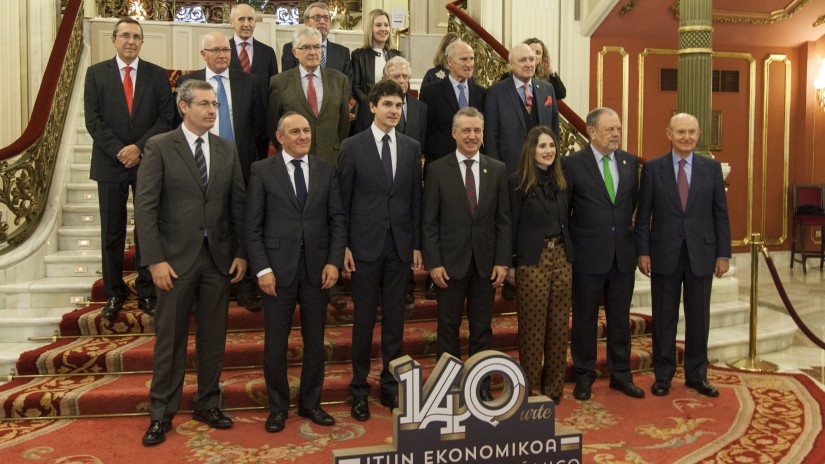 El Lehendakari Iñigo Urkullu reafirma el compromiso de todas las instituciones vascas con el Concierto Económico en su 140 aniversario
